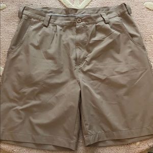 Under Armour Khaki Golf Shorts - Size 38